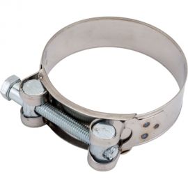 Силовой хомут Nord-Yada Д: 74-79 мм, Ш: 24 мм, Т: 0,8 мм, болт: М8х75, нерж. сталь 902891 