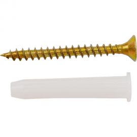 Набор белый дюбель VIPкрепеж 50 шт. 31560 VIP 