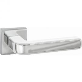 Дверная ручка PUERTO (матовый супер белый, хром блестящий) INAL 539-03 MSW/CP 