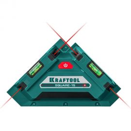 Лазерный угольник для кафеля KRAFTOOL Square-15 34705 