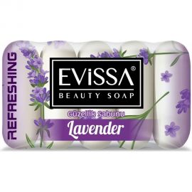 Туалетное мыло EVISSА ecopack 5x55 гр., лаванда М2861 