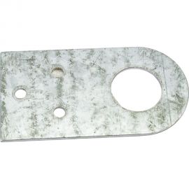 Прямая проушина СИБРТЕХ, 2 мм 75х40 мм цинк 46503 