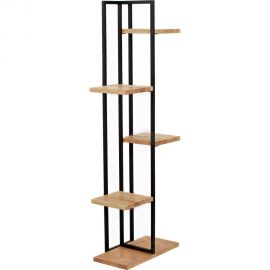 Стеллаж-подставка под кашпо GreenWeen Loft 6 черная GW-L6-115B 