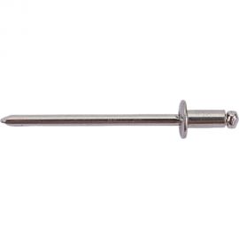 Вытяжная нержавеющая заклепка со стандартным бортиком KREPFIELD 3x6 мм, ART 9052, А2, 100 шт. 9052ЗАКЛЕПКА3Х6А2-100 