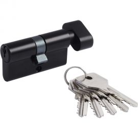 Цилиндровый механизм с вертушкой НОРА-М ECO Z ЛВ-60 30-30 черный 18571 