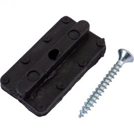 Монтажная клипса для доски Eno с саморезом, черная, 50 шт. 4657783910109 