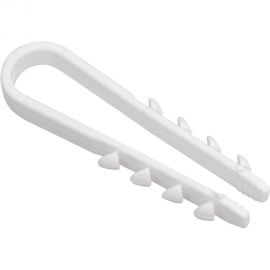 Дюбель-хомут IEK d19-25 мм нейл. бел. уп.100 шт. ИЭК UHH35-19-25-100 