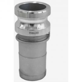 Алюминиевый камлок TITAN LOCK типа E серия EcoLine, ниппель с хвостовиком 3"" TL300EAL-EL 
