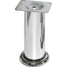 Ножка Tech-Krep металл, круглая, нерегулируемая, D50x50 мм, хром - накл. 148575 