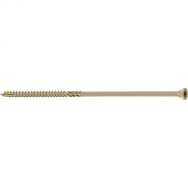 Конструкционный универсальный саморез Bullit 10х200 желт., потай, TX40 14-0016350 