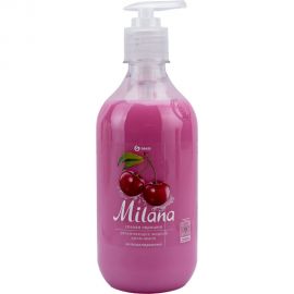 Жидкое крем-мыло Grass MILANA спелая черешня, 500 мл, с дозатором 126400 