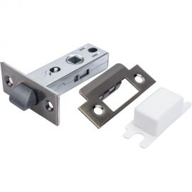 Защелка Аллюр L45-8-P AB (старая бронза; пластик; торцевая планка 25 мм; без ручек) 12327 