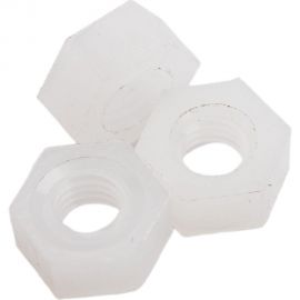Шестигранная полиамидная (пластиковая) гайка DINFIX DIN 555, М3, 250 шт. 00-00001749 