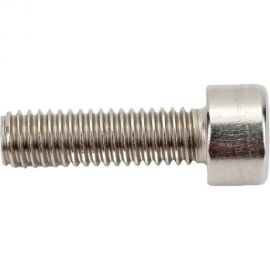 Нержавеющий винт с цилиндрической головкой KREPFIELD M6x20 мм, DIN 912, А2, внутренний шестигранник, полная резьба, 20 шт. 912A2ВИНТПР6Х20-20 