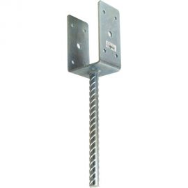 Анкерное основание столба Rock тип U RPS 90U 91х120х4 мм 480407 