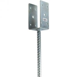 Анкерное основание столба тип U Rock RPS 60U 61х120х4 мм 480107 