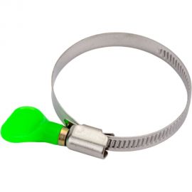 Червячный хомут с бабочкой СВК нержавеющий, w2/9 мм, 40 - 60 мм SVK-HW2060 