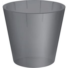 Горшок для орхидей Idiland D 160 мм, 1.6 л, с дренажной вставкой, серый перламутр 221608135/02 