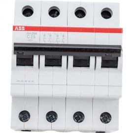 Автоматический выключатель ABB 4-полюсной sh204 c 25 2CDS214001R0254 