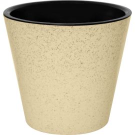 Горшок для цветов Idiland Pepper D 230 мм, 5 л, с дренажной вставкой, светло-бежевый 221606625/01 