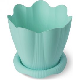 Горшок с поддоном Martika Эдельвейс 0.65л, диам. 12 см, колор С190К 