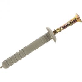 Дюбель-гвоздь полипропиленовый с грибовидным бортиком 1700 шт. (6х40 мм; ТФ0) Зубр 4-301350-06-040 