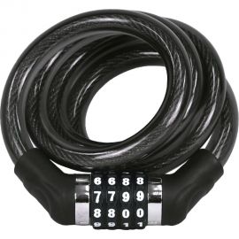 Противоугонный замок JOY KIE JK-102.707A 15 (120 см; трос 15 мм; в оплетке; кодовый; черный) H000008007 