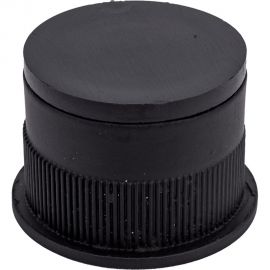 Торцевой захват для раздвижных дверей RENZ РЕНЦ, черный INSDH-F 01 B 