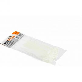 Нейлоновая хомут-стяжка NOVOCRAFT 4x150 мм, белая, уп. 100 шт. HCC041500100 