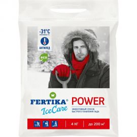 Противогололедный реагент Fertika ICECARE POWER 4 кг Ф03551 