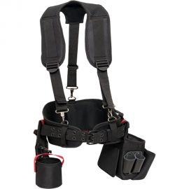 Пояс монтажника EKF с 3 сумками и разгрузочными ремнями C-15 