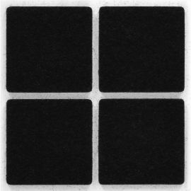 Защитные протекторы из фетра VORTEX черные, 38x38 мм 24347 