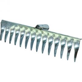 Витые 14-тизубые грабли без черенка ООО Агростройлидер нержавеющая сталь САД-08.08 