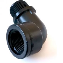 Пластиковый угол Профитт нр 3/4" - вр 3/4" чёрный 2228135 