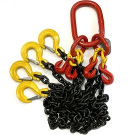 Цепной четырехветвевой строп с укорачивающими крюками ТамбовТехСнаб 4СЦ, 4.25 т, 3 м 7930124365446 