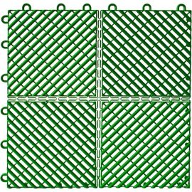 Садовые дорожки, покрытие для сада, дачи, террасы, бассейна ПластФактор City 1 кв.м. зеленый 4627080346789 