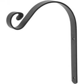 Кронштейн для кашпо Домарт 17 см, черный 170936 