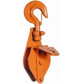 Блок шкивовый однорольный с крюком и откидной щекой 5 т Сибталь 010 0008 5000 