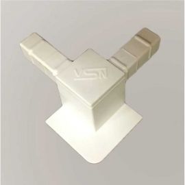 Пластиковый уголок для внутренней вставной москитной сетки KOMFORT москитные системы vsn, белый, 4 шт УПvsn,4 