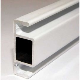 Поперечный профиль для москитной сетки с пазом под шнур KOMFORT москитные системы белый, 0.8 м ППП002 