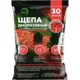 Декоративная щепа Сила Суздаля красная, 30 л 4680004063261 