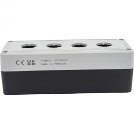 Корпус Emas Пост 4-кнопочный PY пустой, пластик. PY4BOS 