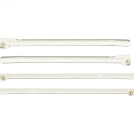 Роликовые направляющие Mebax 450 мм, белые 00-00001621 