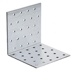 Крепежный равносторонний уголок Невский Крепеж цинк, 60x60x80x2 мм 922479 