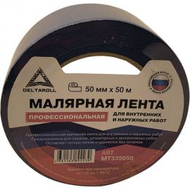 Профессиональная малярная лента DeltaRoll синяя, 50 мм х 50 м MT335050 