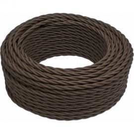 Провод Bironi 3x1,5 коричневый (матовый) 10м B1-434-72-10 