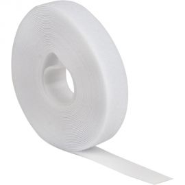 Хомут-липучка EKF 16 мм, 5 м, ролл, белый PROxima hlft-1-w 
