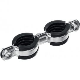 Двойной трубный оцинкованный хомут ЗУБР 3/4"", 8 шт. 37890-25-29 