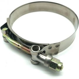 Усиленный хомут TITAN LOCK 64-67 мм, нержавеющая сталь лента+болт AISI 304 TL64-67RCSS 