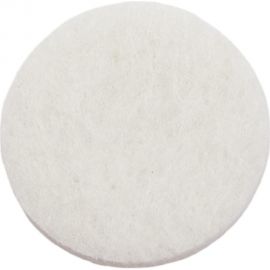 Фетровый самоклеящийся пункт Tech-Krep D24 мм белый (12 шт.) - пакет 109154 